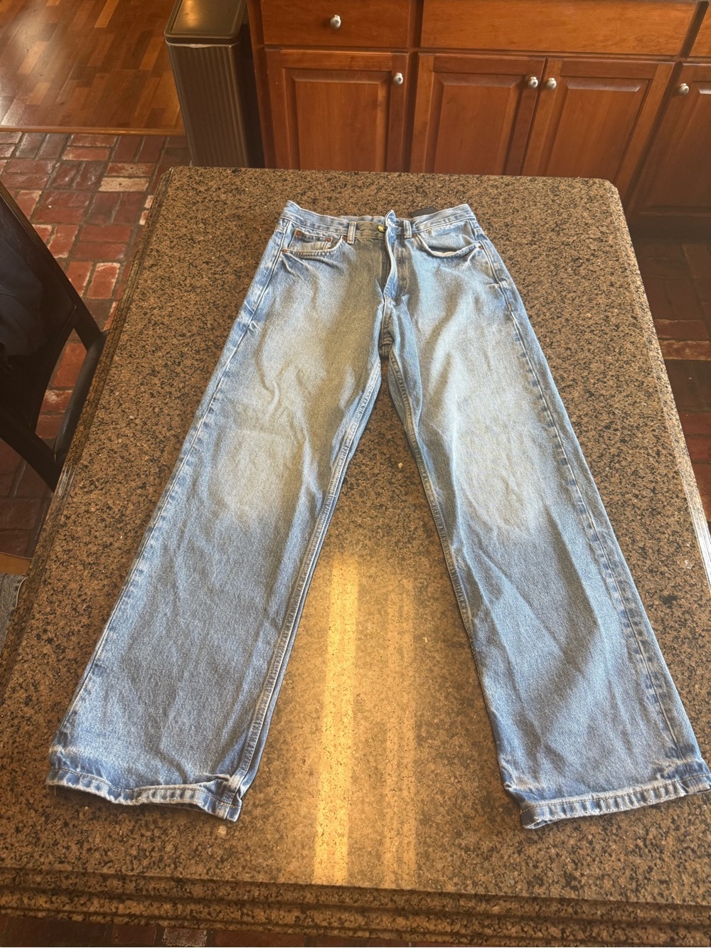 Zara Light Blue Relaxed Men's Jeans